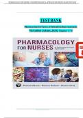 TEST BANK FOR ADAM&rsquo;S PHARMACOLOGY FOR NURSES&colon; A PATHOPHYSIOLOGIC APPROACH&comma; &vert;7TH EDITION &vert; ALL CHAPTERS &vert; UPDATED 2024