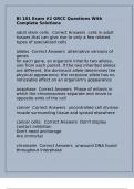 BI 101 Exam &num;2 GRCC Questions With Complete Solutions