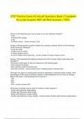  310T Practice Exam &num;2 Actual Questions Bank &sol; Complete Accurate Quizzes With Verified Answers &sol; 2025&period;