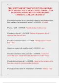 MTA SOFTWARE DEVELOPMENT FUNDAMENTALS  EXAM NEWEST 2025 ACTUAL EXAM&vert; COMPLETE 150  QUESTIONS AND VERIFIED ANSWERS &lpar;100&percnt;  CORRECT&rpar; ALREADY GRADED A&plus; 