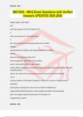 MID1029 &ndash; MCQ Exam Questions with Verified Answers UPDATED 2025-2026