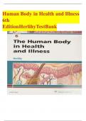 Human Body in Health and Illness  6th  EditionHerlihyTestBank