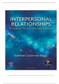 Interpersonal Relationships&colon; Professional Communication Skills for Nurses &lpar;6th Edition&comma; Arnold & Boggs&rpar; &ndash; Test Bank with Answers &vert; Nursing Exam Prep