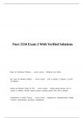 Nurs 5334 Exam 3 With Verified Solutions&period;