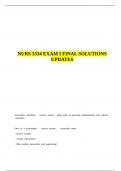 NURS 5334 EXAM I FINAL SOLUTIONS UPDATES&period;