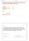 WGU D644 OA &vert; Objective Assessment &vert; 45 Actual Questions and answers &vert; 2025 Update &vert; 100&percnt; Correct&period;