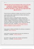 EDF3151 FINAL EXAM NEWEST 2025 ACTUAL EXAM&vert;  COMPLETE 130 QUESTIONS AND CORRECT  DETAILED ANSWERS &lpar;VERIFIED ANSWERS&rpar;  ALREADY GRADED A&plus;&vert; EDF 3151 EXAM REVIEW 2025  &lpar;BRAND NEW&excl;&excl;&rpar; 