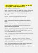 CIT 105 FINAL EXAM QUESTIONS WITH ALL CORRECT & VERIFIED ANSWERS