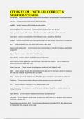 CIT 105 EXAM 1 WITH ALL CORRECT & VERIFIED ANSWERS