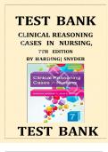 Test Bank For Clinical Reasoning Cases in Nursing 7th Edition by Mariann M&period; Harding&vert;&vert;ISBN NO&colon;10&comma;0323527361&vert;&vert;ISBN NO&colon;13&comma;978-0323527361&vert;&vert;All Chapters Covered&vert;&vert;Complete Guide A&plus;&period;