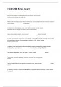 HED 210 final exam questions with multiple choices and verified answers&period;
