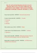 NSG 533 EXAM 1 &lpar;WILKES&rpar; NEWEST 2025&sol; 2026 ACTUAL EXAM&vert; NSG533 ADVANCED PHARMACOLOGY EXAM 1 REVIEW WITH 150 REAL EXAM QUESTIONS AND CORRECT DETAILED ANSWERS &lpar;VERIFIED ANSWERS&rpar; ALREADY GRADED A&plus; &lpar;BRAND NEW&excl;&excl;&rpar;