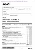 Actual 2024 AQA GCSE RELIGIOUS STUDIES B 8063&sol;2A Paper 2A Question Paper &plus; Mark Scheme  Actual 2024 AQA GCSE RELIGIOUS STUDIES B 8063&sol;2A Paper 2A Perspectives on faith &lpar;themes&rpar; Merged  Question Paper &plus; Mark Scheme 
