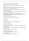 OPRE 3310 EXAM 1 STUDY GUIDE