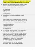 REVIEW AND PRETEST FCCS QUESTIONS WITH ALL CORRECT & VERIFIED ANSWERS &lpar;UPDATED TO PASS&rpar;