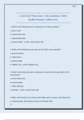 C of Q 310T Prep Exam &vert; 341 Questions &vert; With Verified Answers 100&percnt; score&period; 