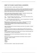 MMET 207 EXAM 3 QUESTIONS & ANSWERS