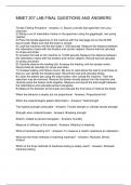 MMET 207 LAB FINAL QUESTIONS AND ANSWERS