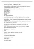 MMET 207 EXAM 3 STUDY GUIDE