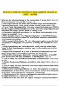 MODULE 3 EXAM DEX QUESTIONS AND ANSWERS GRADED A&plus; LATEST UPDATE&period;