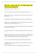 BIOL 2117 &ndash; Exam 3 A&plus; Graded Paper with Clinical and Conceptual Qs