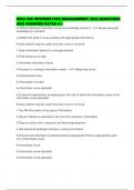 WGU 468 INFORMATION MANAGEMENT 2025 QUESTIONS AND ANSWERS RATED A&plus;