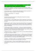 WGU 468 INFORMATION MANAGEMENT STUDY GUIDE 2025 QUESTIONS AND ANSWERS RATED A&plus;