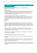 WGU C 909 COMPREHENSIVE EXAM 2025 QUESTIONS AND ANSWERS RATED A&plus;