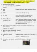BPI CERTIFICATION EXAM WITH ALL CORRECT & VERIFIED ANSWERS &lpar;JUST RELEASED&rpar; 