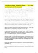 Social Determinants of Health &ndash; Final Exam &period; A&plus; Graded Questions with Verified Answers&period;
