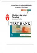 Test bank for medical surgical nursing 6th edition by stromberg Chapter 1- 49