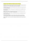 WGU C484 - Chapter 10 Definitions Exam Questions and Answers Fully Solved 