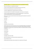 WGU C484 - Chapters 9&comma; 10&comma; 12&comma; 16 Quizzes Answered Correctly Latest Update 2025 Graded A&plus;