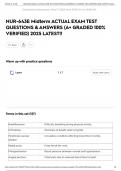 NUR-643E Midterm ACTUAL EXAM TEST QUESTIONS & ANSWERS &lpar;A&plus; GRADED 100&percnt; VERIFIED&rpar; 2025 LATEST&excl;&excl;