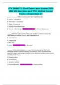 UTK BUAD 331 Final Exam Latest Update 2025-2026 330 Questions and 100&percnt; Verified Correct Answers Guaranteed A&plus;