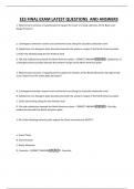 EES FINAL EXAM LATEST QUESTIONS AND ANSWERS&period;