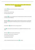 PNB 2250 Exam 2 Questions with Complete Solutions 100&percnt; Verified&vert; Latest  Update Graded A&plus;