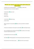 PNB 2250 - Exam 1 Questions with Complete Solutions 100&percnt; Verified&vert; Latest  Update Graded A&plus; 