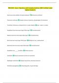 PNB 2250 - Exam 1 Questions with Complete Solutions 100&percnt; Verified&vert; Latest  Update Graded A&plus; 