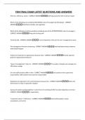 FSM FINAL EXAM LATEST QUESTIONS AND ANSWERS