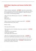 BCOT Week 3 Questions and Answers Verified 100&percnt;  Correct