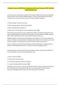 Prostate Cancer and BPH Exam Questions with Correct Answers 100&percnt; Verified&vert;  Guaranteed Success 