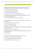 NCLEX Prostate Cancer Questions with Correct Answers 100&percnt; Verified&vert; Guaranteed Success