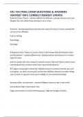 CRJ 104 FINAL EXAM QUESTIONS & ANSWERS VERIFIED 100&percnt; CORRECT&sol;NEWEST UPDATE