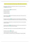 Prostate Cancer Exam Questions with Correct Answers 100&percnt; Verified&vert; Guaranteed Success 
