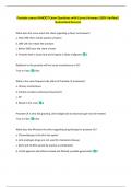 Prostate cancer KAHOOT Exam Questions with Correct Answers 100&percnt; Verified&vert;  Guaranteed Success