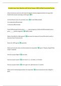 Prostate Cancer Exam Questions with Correct Answers 100&percnt; Verified&vert; Guaranteed Success 
