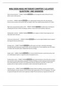 WGU D359 AGILE HR TOOLKIT CHAPTER 7-12 LATEST QUESTIONS AND ANSWERS