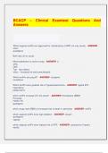 BCACP &ndash; Clinical Examtest Questions And  Answers       