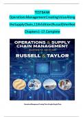 operations management creating value along the supply chain 9th edition